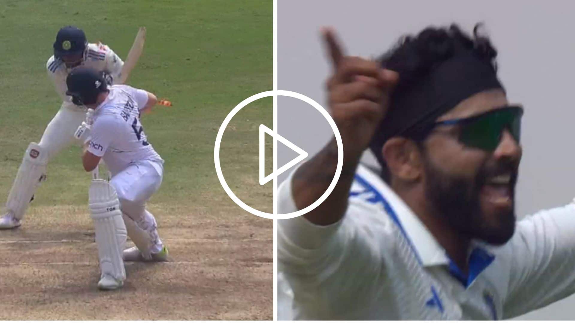 [Watch] Ravindra Jadeja Cleans Up Bairstow After A 'Horrible Leave' From Englishman